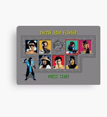Mortal Kombat – Choose Sub Zero Canvas Print
