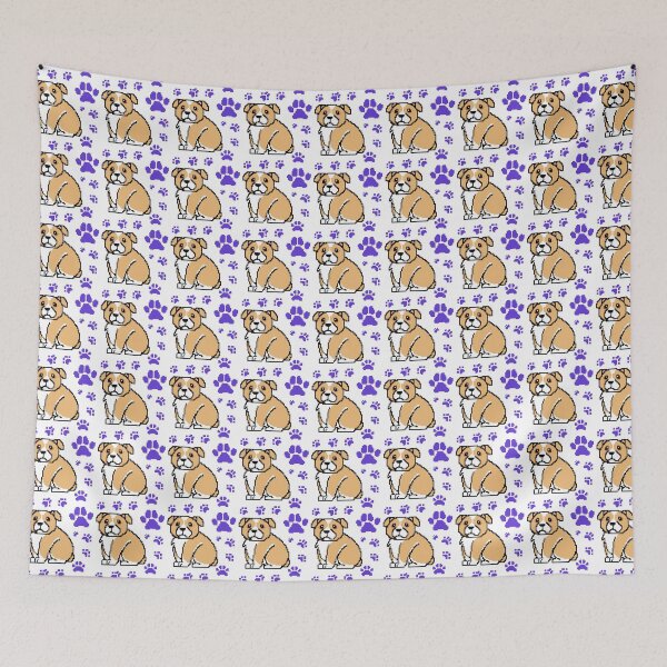 Item preview, cute doggo patterns violet  designed and sold by Chaoticzarts.