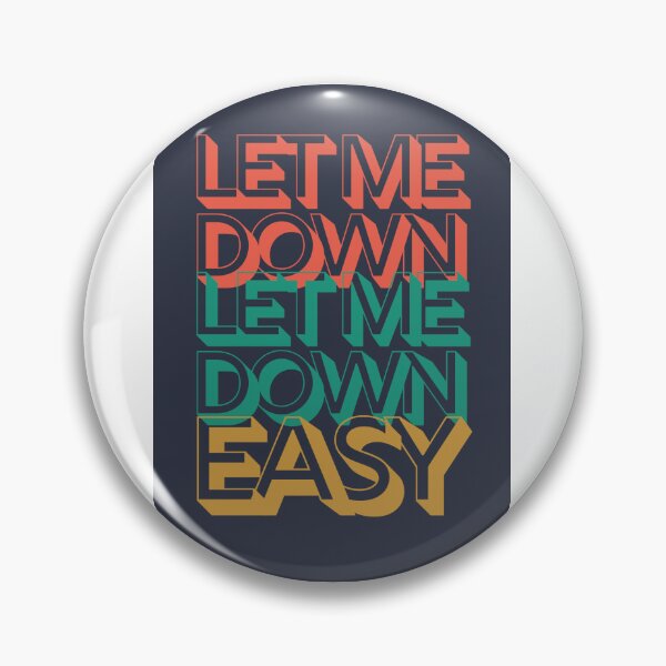 Item preview, More Retro lyrics LET ME DOWN EASY 60s 70s band design inspired by Daisy Jones and the six designed and sold by SoftBlushSarah.