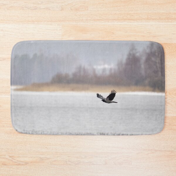 Item preview, Muted colors of Kulovesi spring. Hooded crow designed and sold by Jouko Lehto Photography.