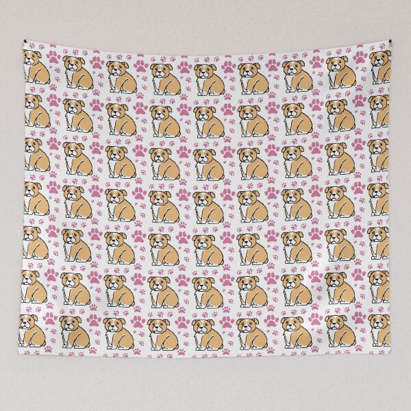 Item preview, cute doggo patterns pink designed and sold by Chaoticzarts.