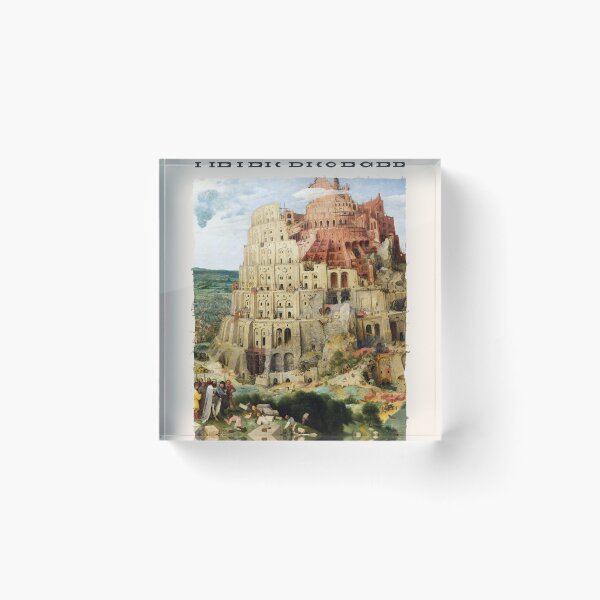 Item preview, The Tower of Babel - Pieter Bruegel's Classic Painting designed and sold by Sergey Sedunov.