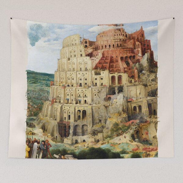 Item preview, The Tower of Babel - Pieter Bruegel's Classic Painting designed and sold by Sergey Sedunov.
