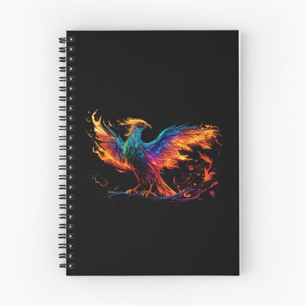 Item preview, Phoenix in flames paint digital art designed and sold by ARTISTRY  ATELIER.