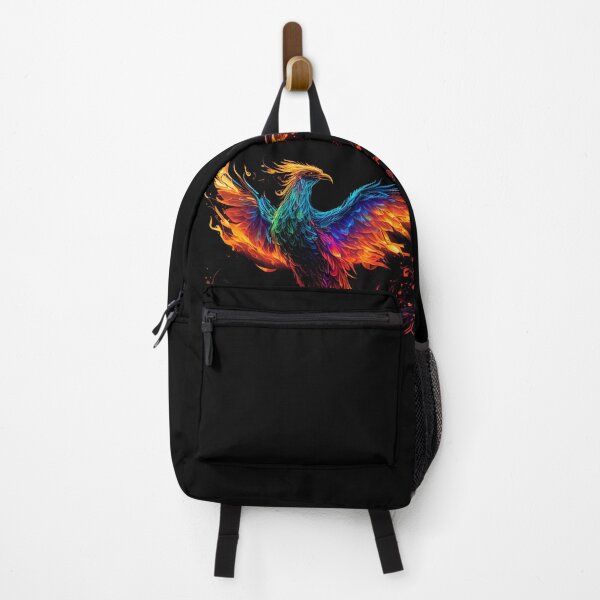 Item preview, Phoenix in flames paint digital art designed and sold by ARTISTRY ATELIER.