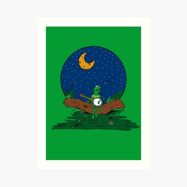 It's Not Easy Bein' Green Art Print