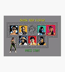 Mortal Kombat – Choose Sonya Blade Photographic Print