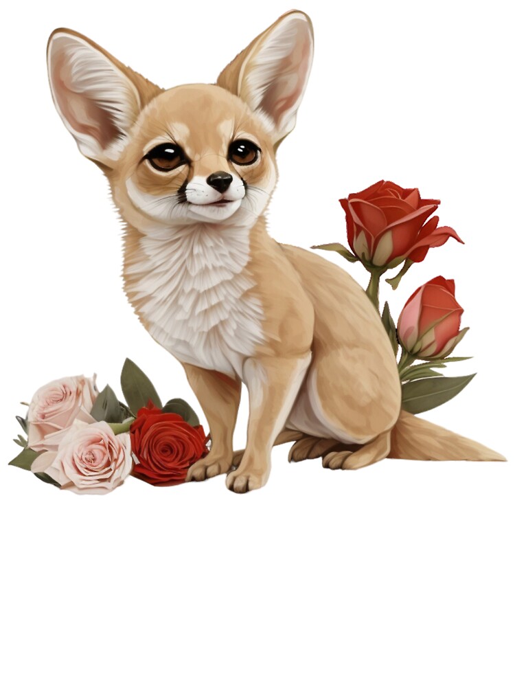 Cute cartoon fox with roses female fox gifts iPhone 14 Case by Norman W -  Pixels