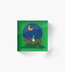 It's Not Easy Bein' Green Acrylic Block