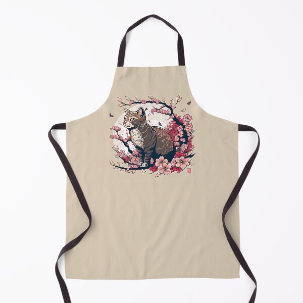 Item preview, Cherry Blossom Tabby Cat 2 designed and sold by heyhannaleah.
