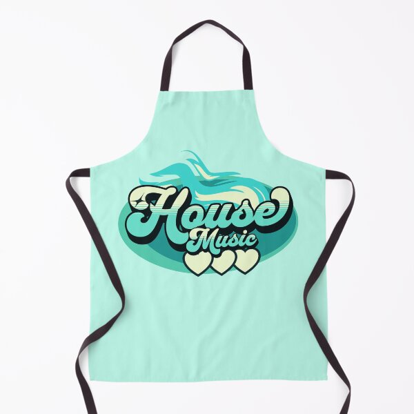 Item preview, HOUSE MUSIC  - House Music Heat (aqua blue/light mint) designed and sold by Discothreadz.