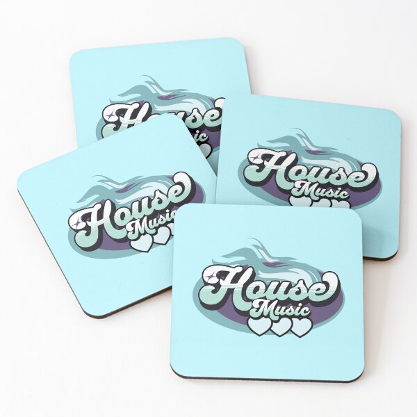 Item preview, HOUSE MUSIC  - House Music Heat (Ice Blue/eggplant) designed and sold by Discothreadz.
