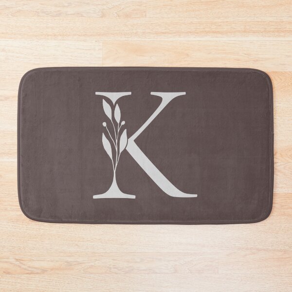 Item preview, "K" Botanical monogram. Detailed Peony Drawing Sticker designed and sold by knightera.