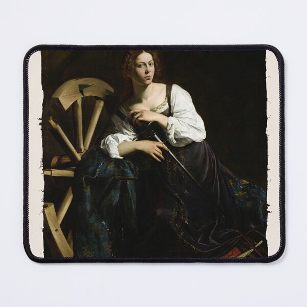 Item preview, Saint Catherine - Caravaggio's Classic Painting designed and sold by Sergey Sedunov.