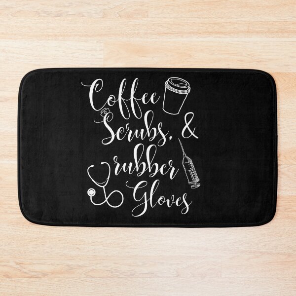 Item preview, Coffee Scrubs And Rubber Gloves, Nurse international day gift idea designed and sold by Adorable Designs.