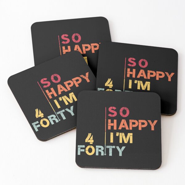 Item preview, So Happy I'm 40 forty, Funny 40th Birthday Shirt Gift -funny shirt-for her and hem designed and sold by yakoushirtshope.