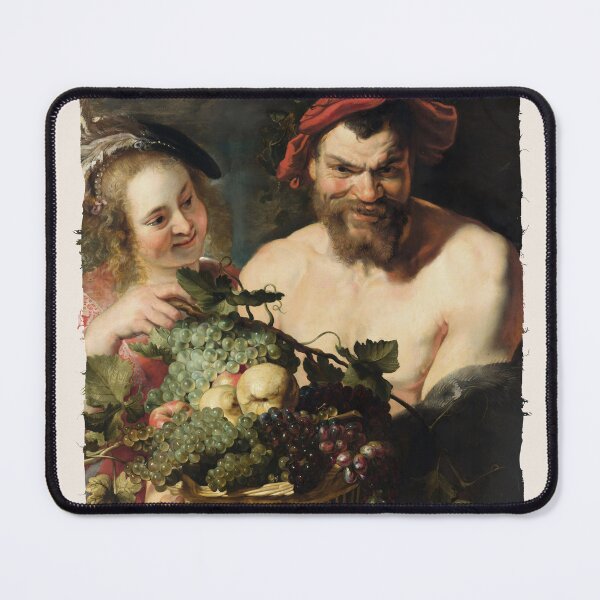 Item preview, Nymph and Satyr - Peter Paul Rubens' Classic Painting designed and sold by Sergey Sedunov.