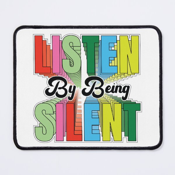 Item preview, Silent Listen Anagram - Listen by being Silent designed and sold by Harlake.