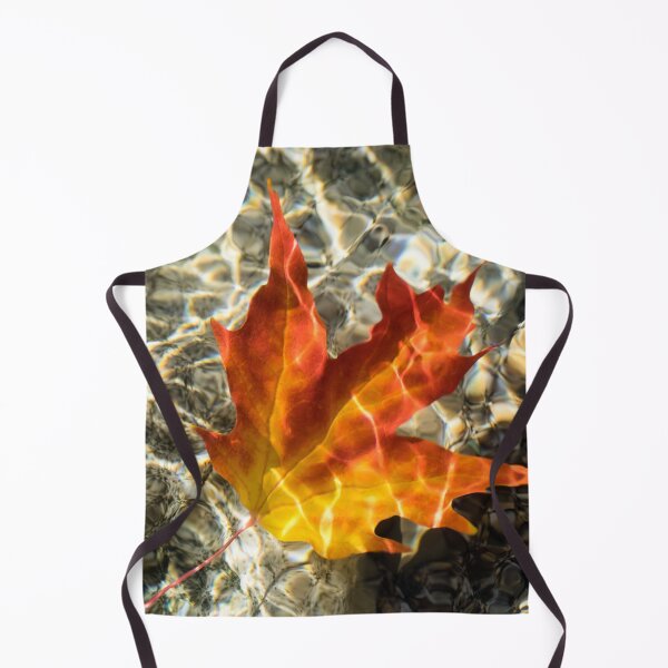 Item preview, Submersed Maple Leaf in Rich Jeweled Pattern designed and sold by Georgia Mizuleva.