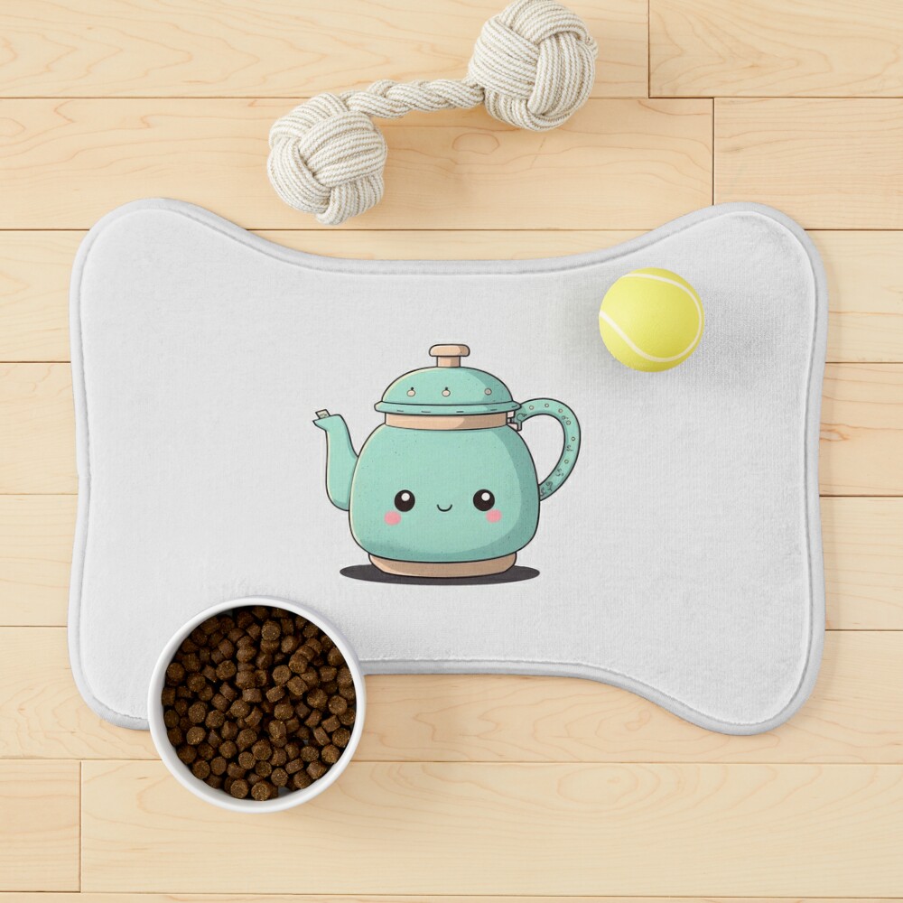 Cute Blue Tea Pot - Play Time Art Board Print for Sale by CutePlanetEarth