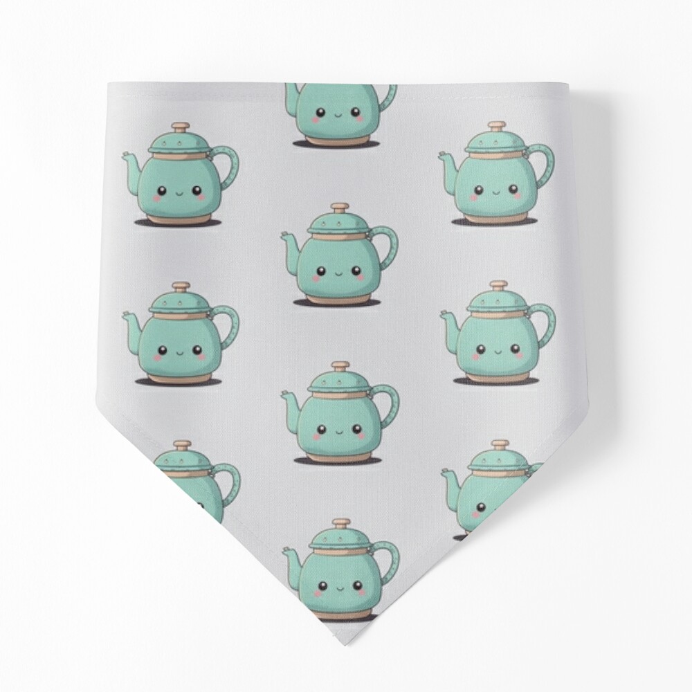 Cute Blue Tea Pot - Play Time Pin for Sale by CutePlanetEarth