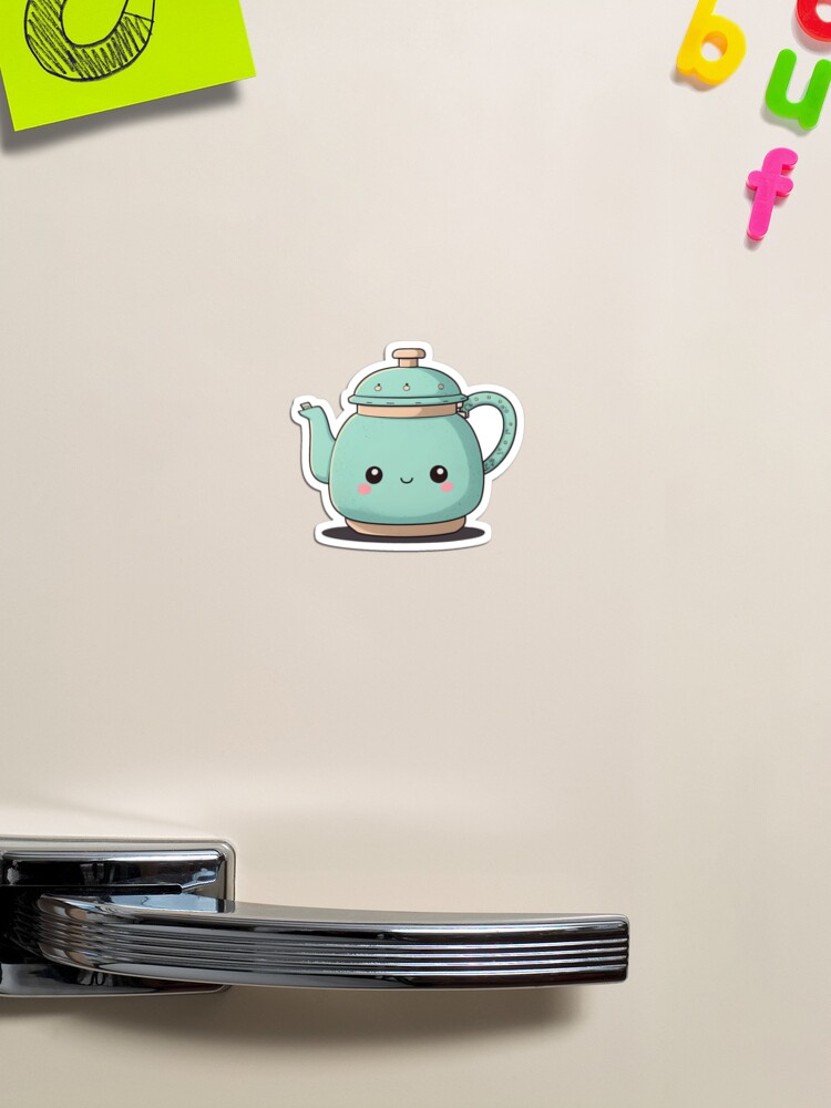 Cute Blue Tea Pot - Play Time | Sticker