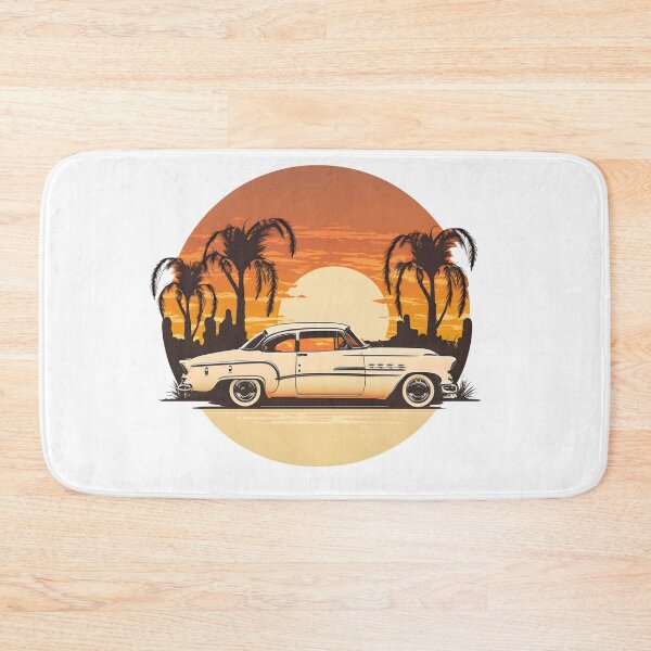 Item preview, Vintage Car And Sunset designed and sold by ekachar.