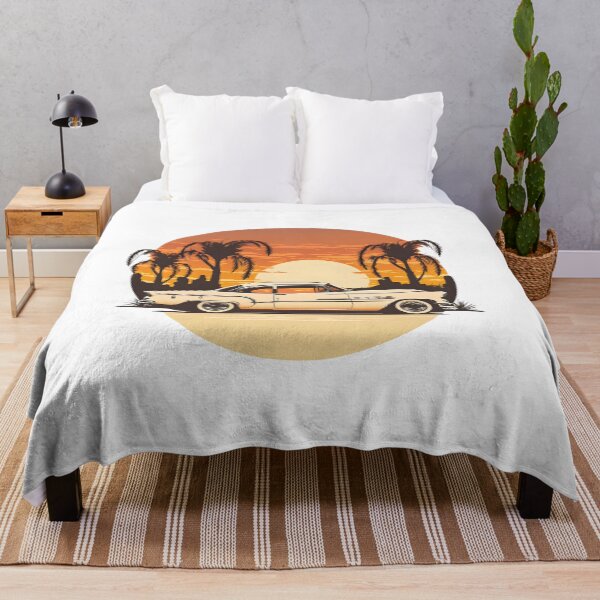 Item preview, Vintage Car And Sunset designed and sold by ekachar.