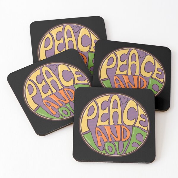 Item preview, Peace and love designed and sold by BrontesWhimsyStore.