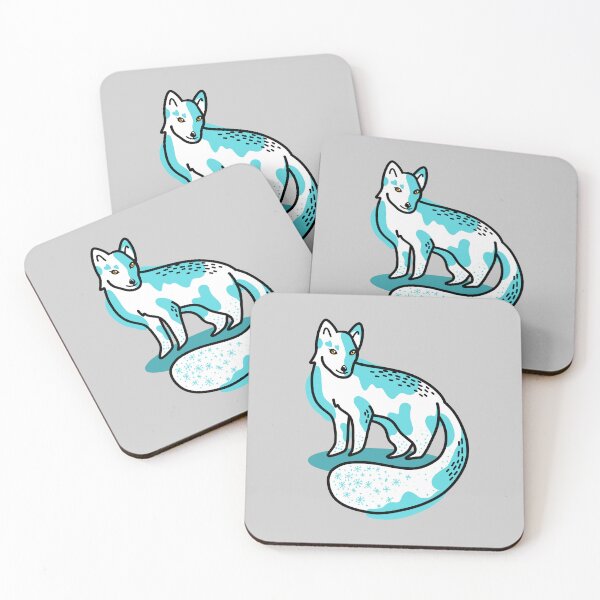 Item preview, Sly Snow Arctic Fox designed and sold by cheekyfoxart.