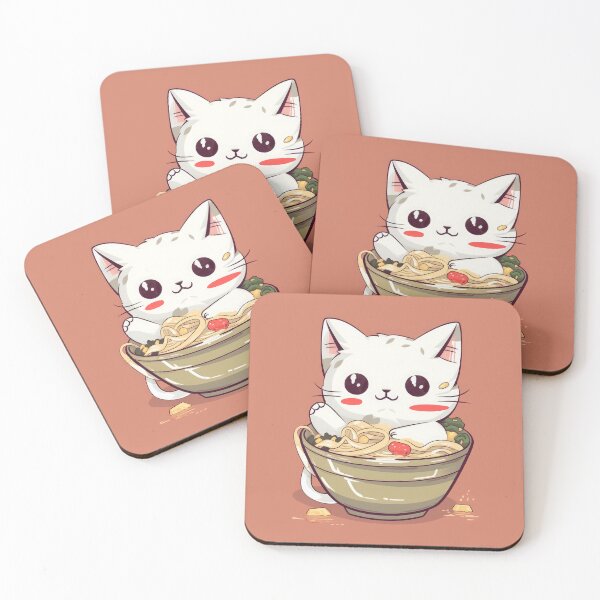 Item preview, Cute kawaii kitten in the ramen designed and sold by Vladyslav Shestakov.