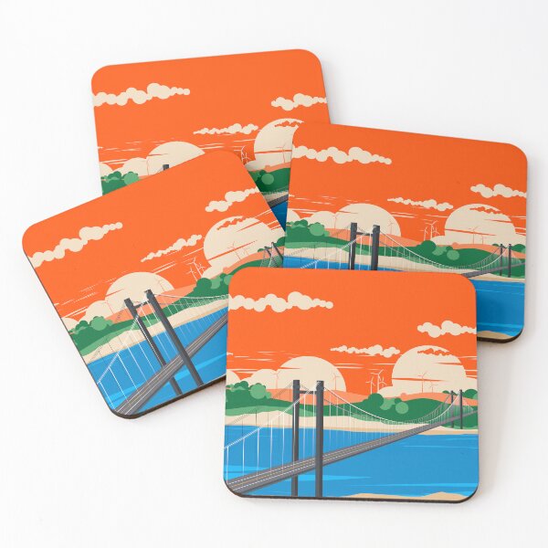 Item preview, Welcome To Braila's Bridge Over The Danube Eastern Romania designed and sold by House of Sadu by Craitza.