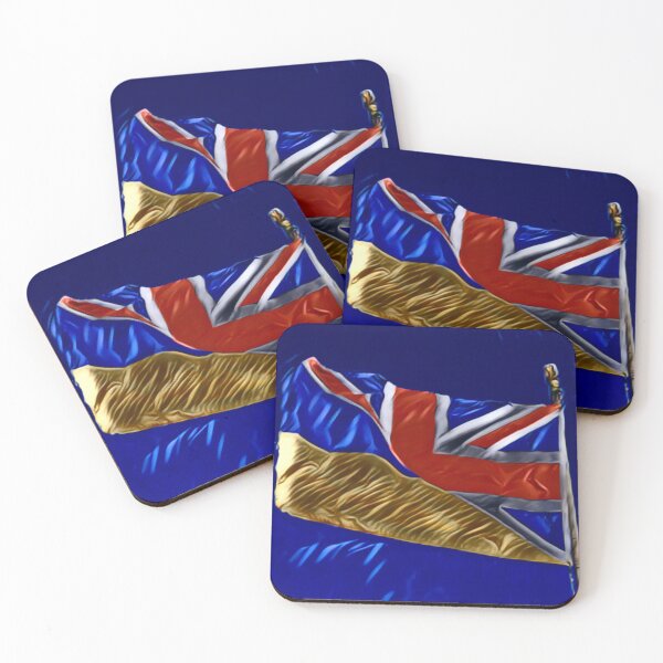 Item preview, UK/UKRAINE Flag In Expressive Blend designed and sold by Fearless-Fox.