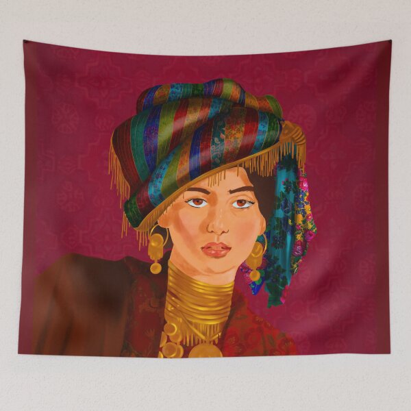 Item preview, Kurdish Girl #4 designed and sold by ElifsArt.