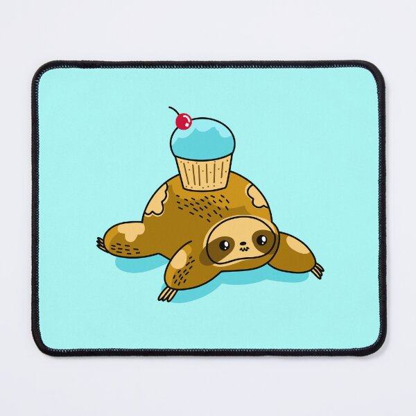 Item preview, A cupcake on a sloth designed and sold by cheekyfoxart.