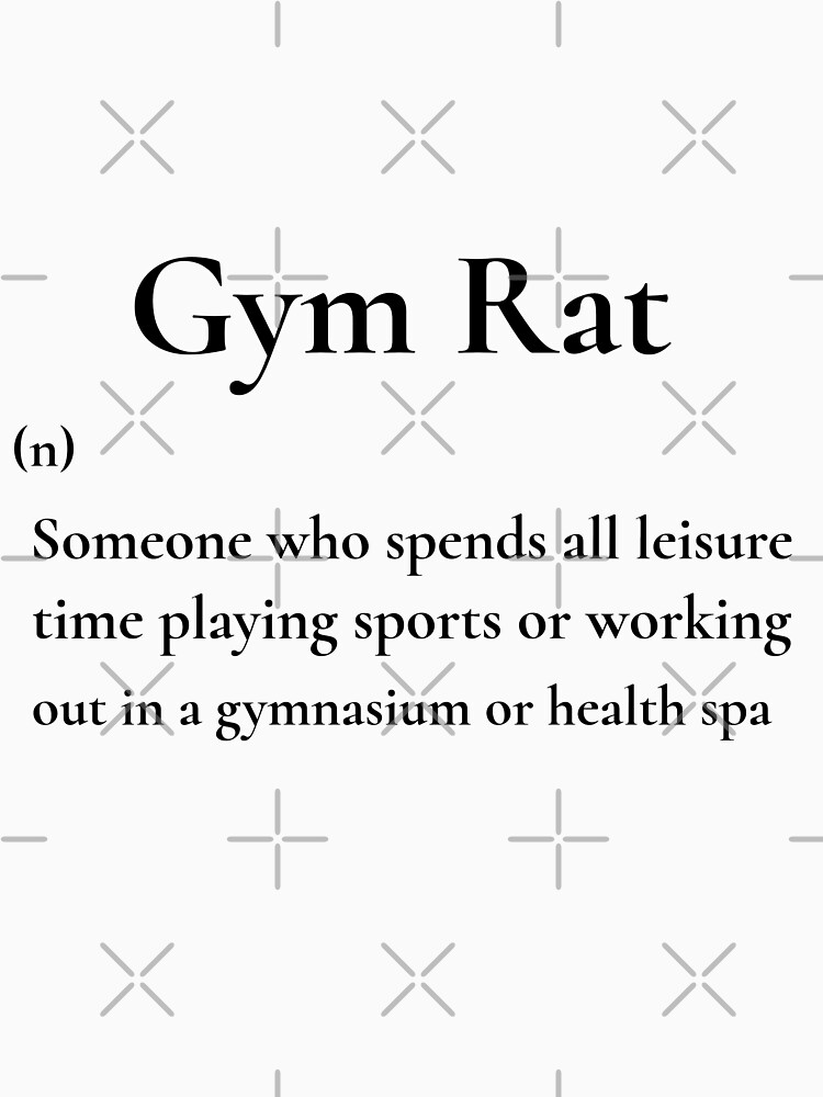 Gym Rat Definition Funny Noun Premium T-Shirt