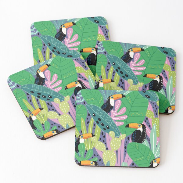 Item preview, Colorful Toco Toucan Summer Collection  designed and sold by Dream Bloom Gallery.