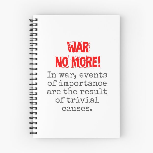 Item preview, In War Events Of Importance - Anti-War Quote designed and sold by CrankyOldDude.