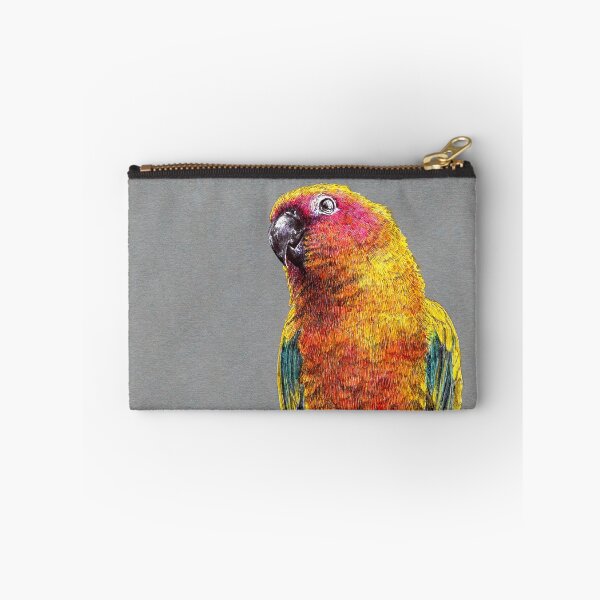 Item preview, Sun conure parrot bird illustration designed and sold by Adam Wróbel.