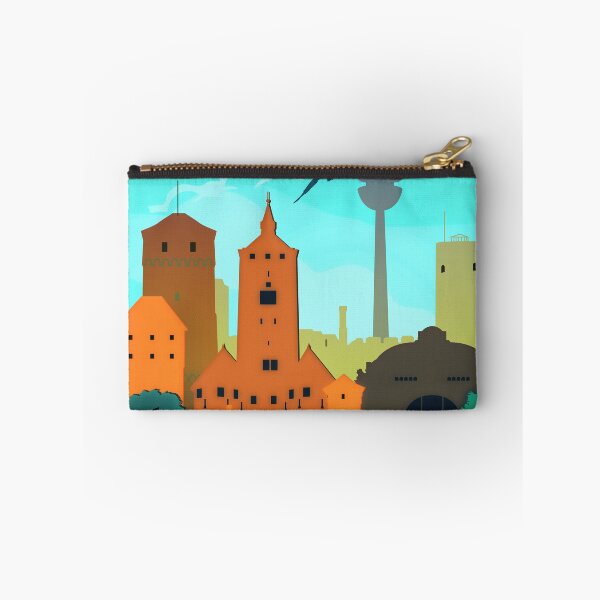 Item preview, Nuremberg Skyline Retro Poster designed and sold by DimDom.