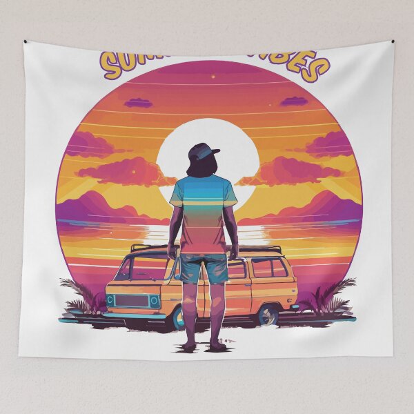 Item preview, Sun-kissed and Salty: A Beachy Summer Escape - Unleash Your Inner Mermaid with These Waves of Summer Vibes T-Shirt Designs designed and sold by CharismaDesigns.