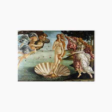 Iconic Sandro Botticelli The Birth of Venus Art Board Print