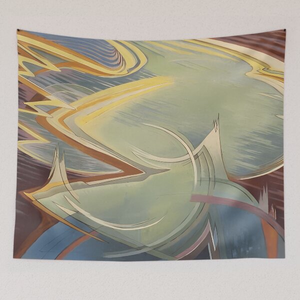 Item preview, Untitled abstract 1951 by Lawren Harris designed and sold by TheRedVineyard.