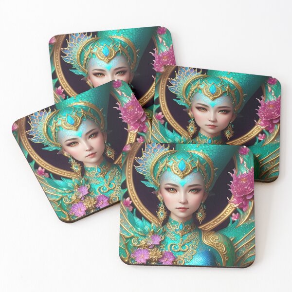 Item preview, Portrait of a fantasy woman - Dragon Lady designed and sold by AysuDesign.