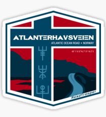 Atlanterhavsveien 2 - Atlantic Ocean Road Norway T-Shirt Sticker Design Sticker