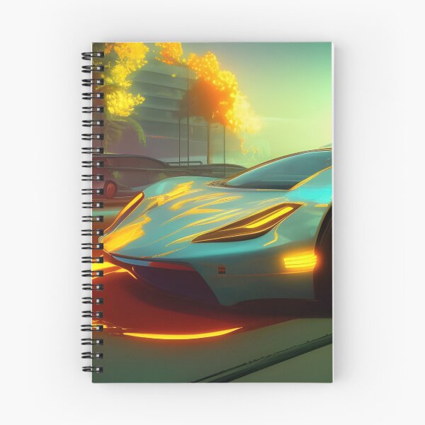 Item preview, Synth Wave Super Car Catching Light designed and sold by Ink Art Design.