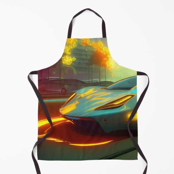 Item preview, Synth Wave Super Car Catching Light designed and sold by Ink Art Design.
