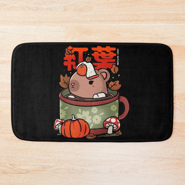 Item preview, CAPYBARA COZY AUTUMN  designed and sold by MuloPops.