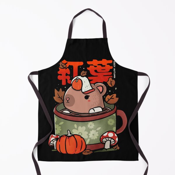 Item preview, CAPYBARA COZY AUTUMN  designed and sold by MuloPops.