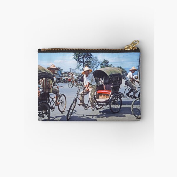 Item preview, 1950s - View of Cycle Rickshaws in Taiwan designed and sold by thatwaslife.